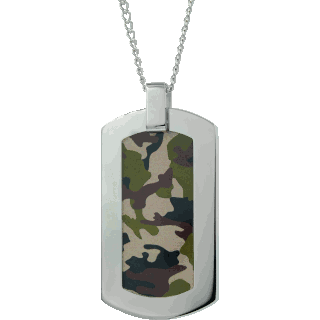 Front image of Camo Memory Tag