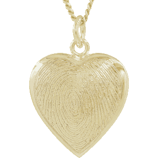 Front image of Yellow Gold Classic Heart Keepsake (Urn)