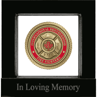 Front image of Fire Fighter (Canada) Medallion