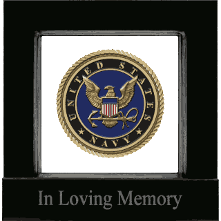 Front image of United States Navy Medallion