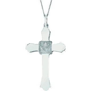 Front image of Sterling Silver Cross Keepsake (Urn)