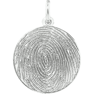 Front image of White Gold Circle Keepsake (Urn)