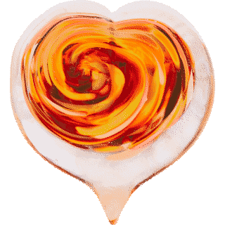 Serenity Swirl Heart