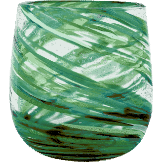 Front image of Serenity Swirl Votive Tumbler