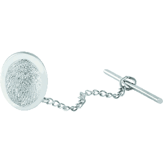 Front image of White Gold Tie Pin