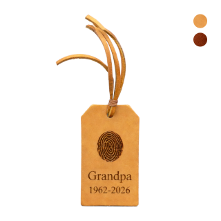 Genuine Leather Bookmark