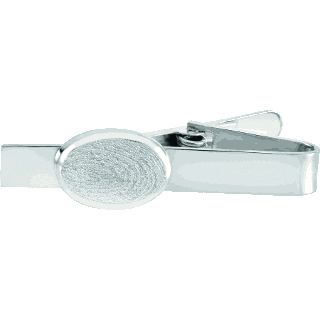 Front image of Sterling Silver Tie Clip