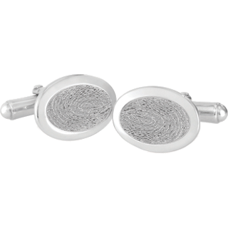 Front image of Sterling Silver Cuff Links