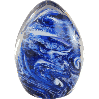 Front image of Glass Egg