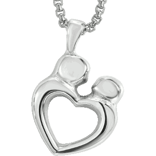 Front image of Family Heart Keepsake (Urn)