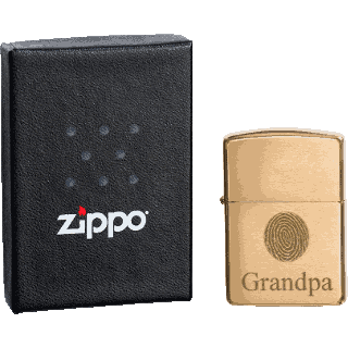 Front image of Zippo Lighter