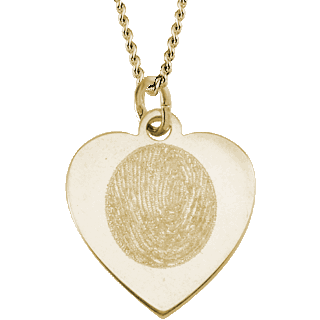 Yellow Gold Classic Heart Pendant