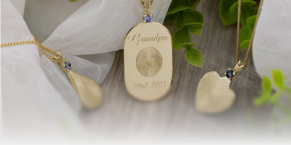 Several Remembrance Diamonds featuring diamonds of different hues.